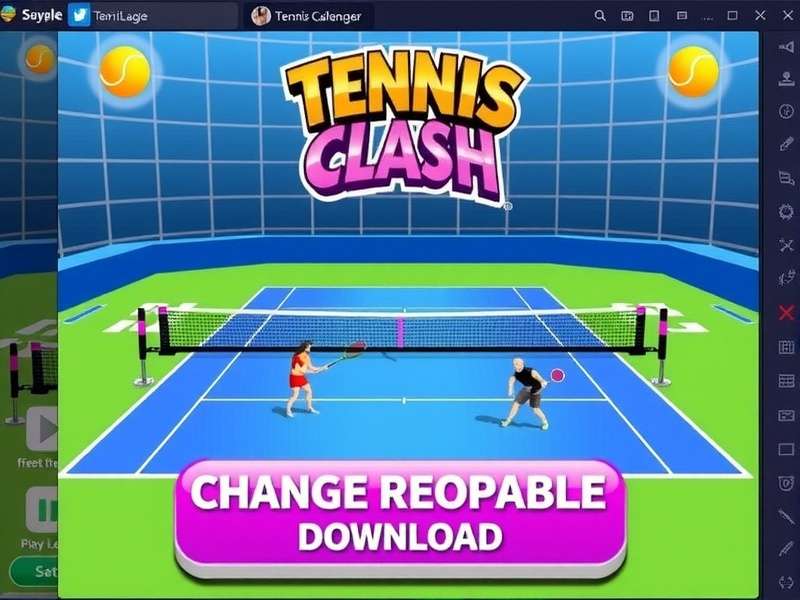 Tennis Clash download button